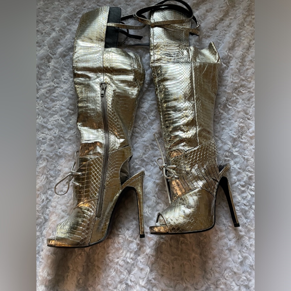 Over the Knee High Heel Boots